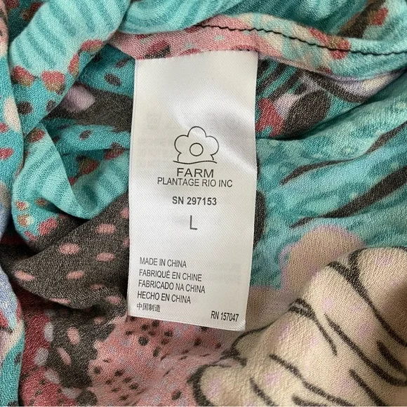 FARM Rio Black Cool Leopards Maxi Dress Large NWT - Picture 10 of 16